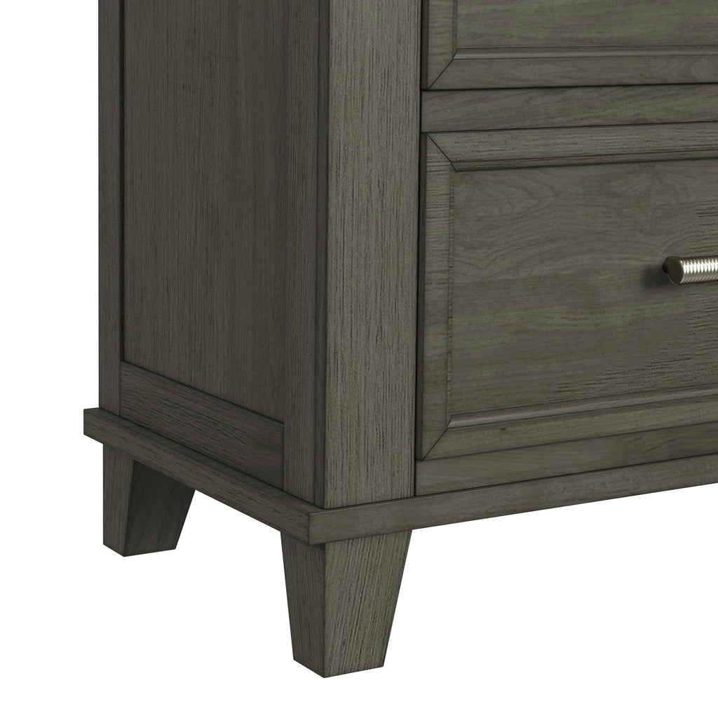 Canterbury 9-Drawer Dresser In Grey
