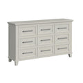 Canterbury 9-Drawer Dresser In Ivory