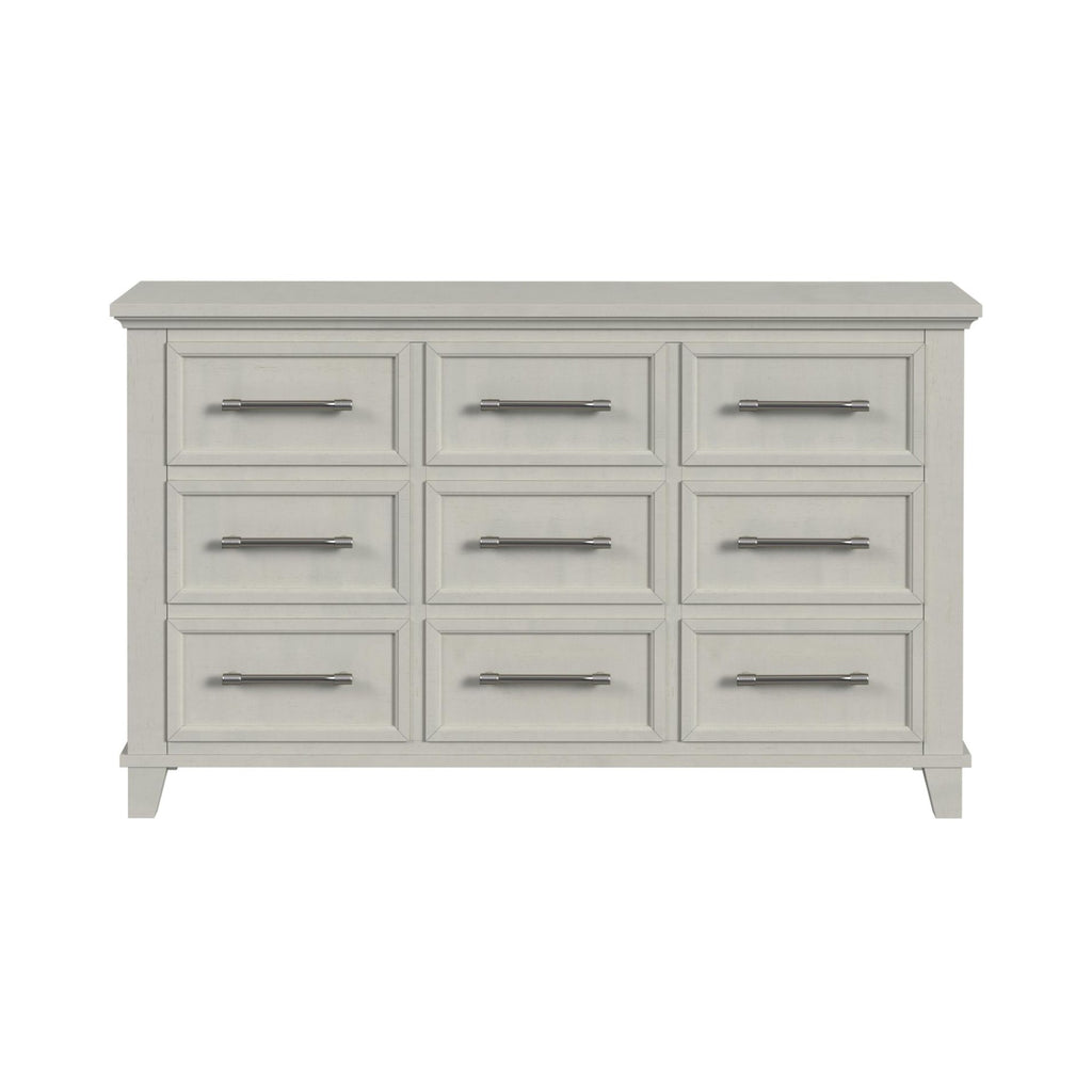 Canterbury 9-Drawer Dresser In Ivory