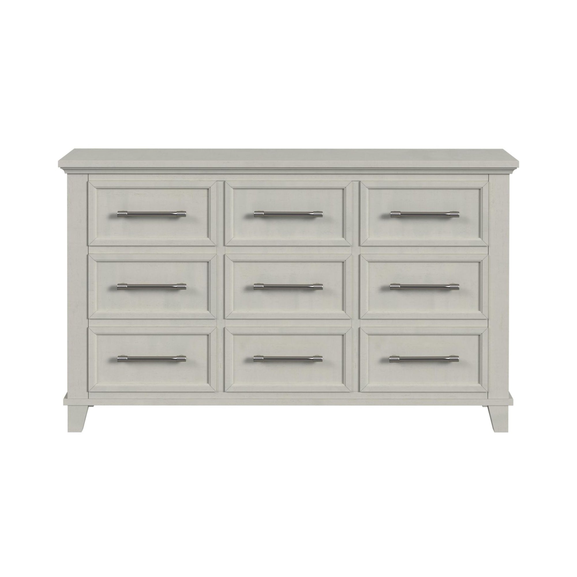 Canterbury 9-Drawer Dresser In Ivory