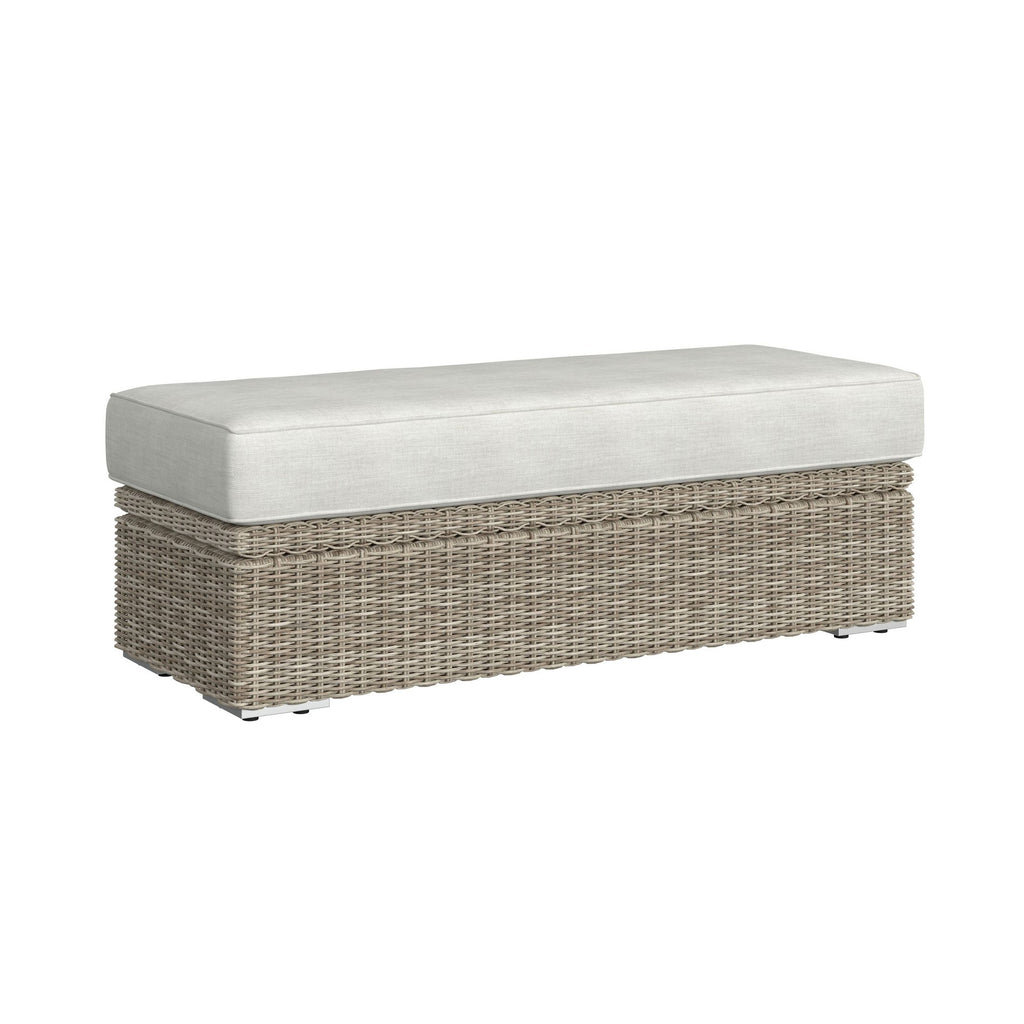 Carmona Ottoman - Natural And Olefin Beige