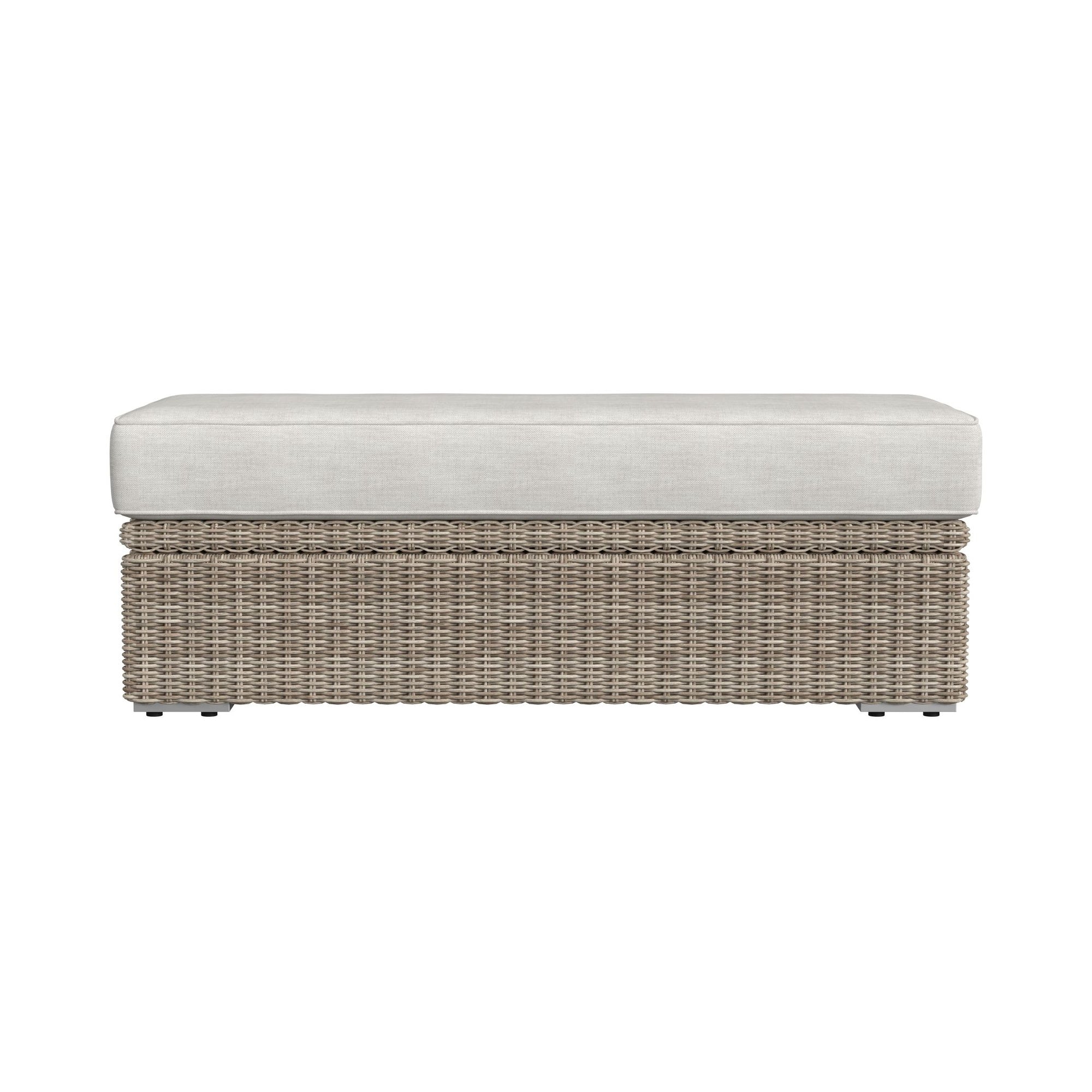 Carmona Ottoman - Natural And Olefin Beige