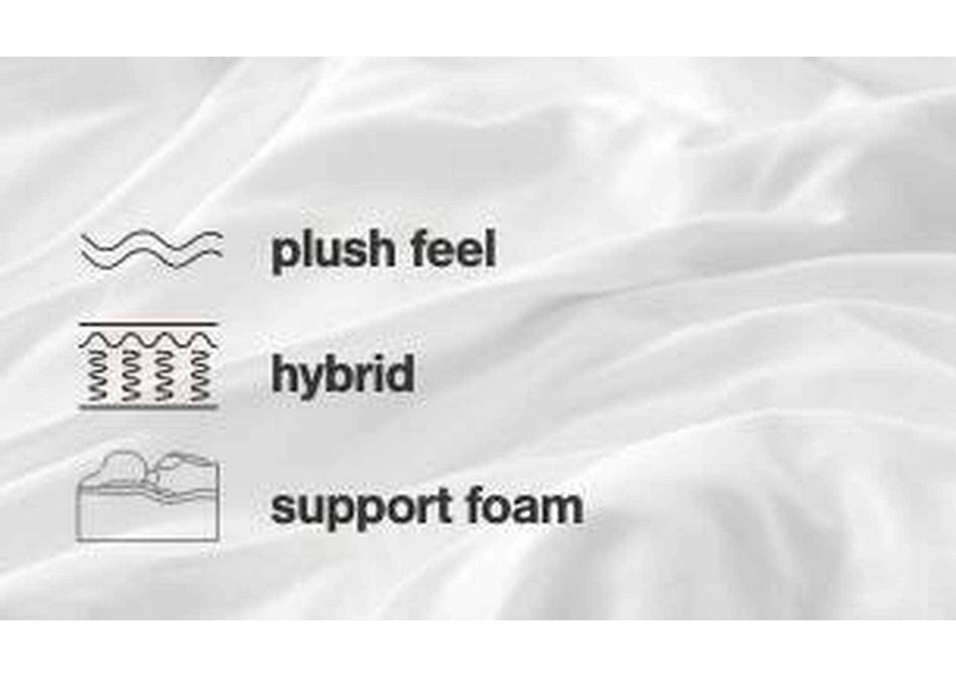 Chime 12 Inch Hybrid Queen Mattress in a Box