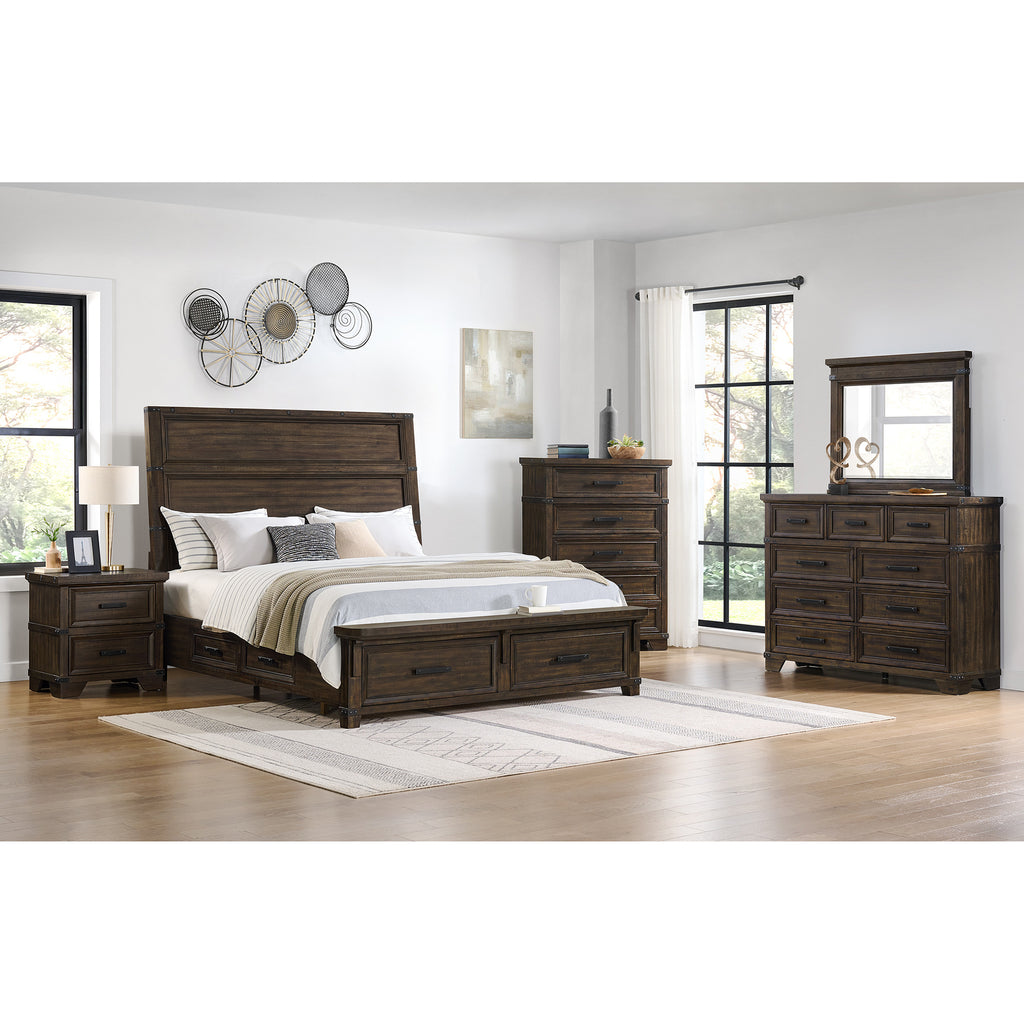 Colorado City 9-Drawer Dresser In Charcoal
