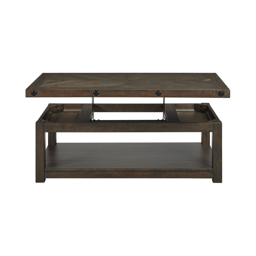 Colorado Occasional Coffee Table w/Lift Top Charcoal