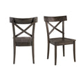 (D210-43C) Coronado- Side Chair (2/Ctn)- Chocolate