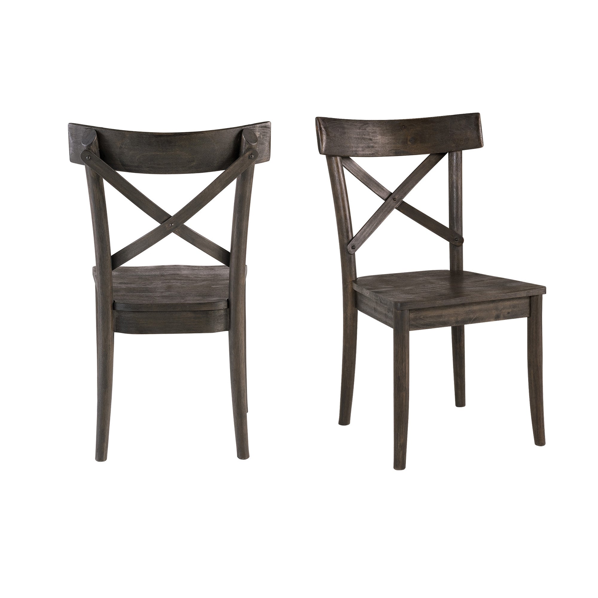 (D210-43C) Coronado- Side Chair (2/Ctn)- Chocolate