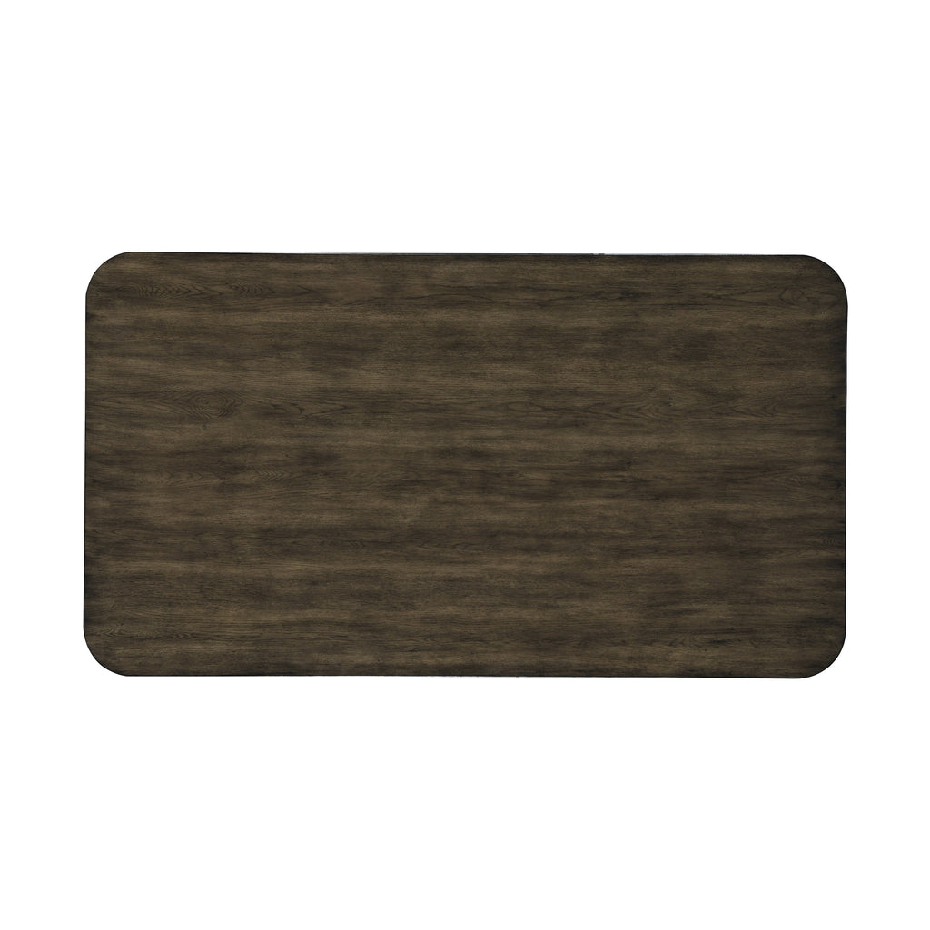 Rex 72" Fixed Top Rectangle Dining Table-Walnut