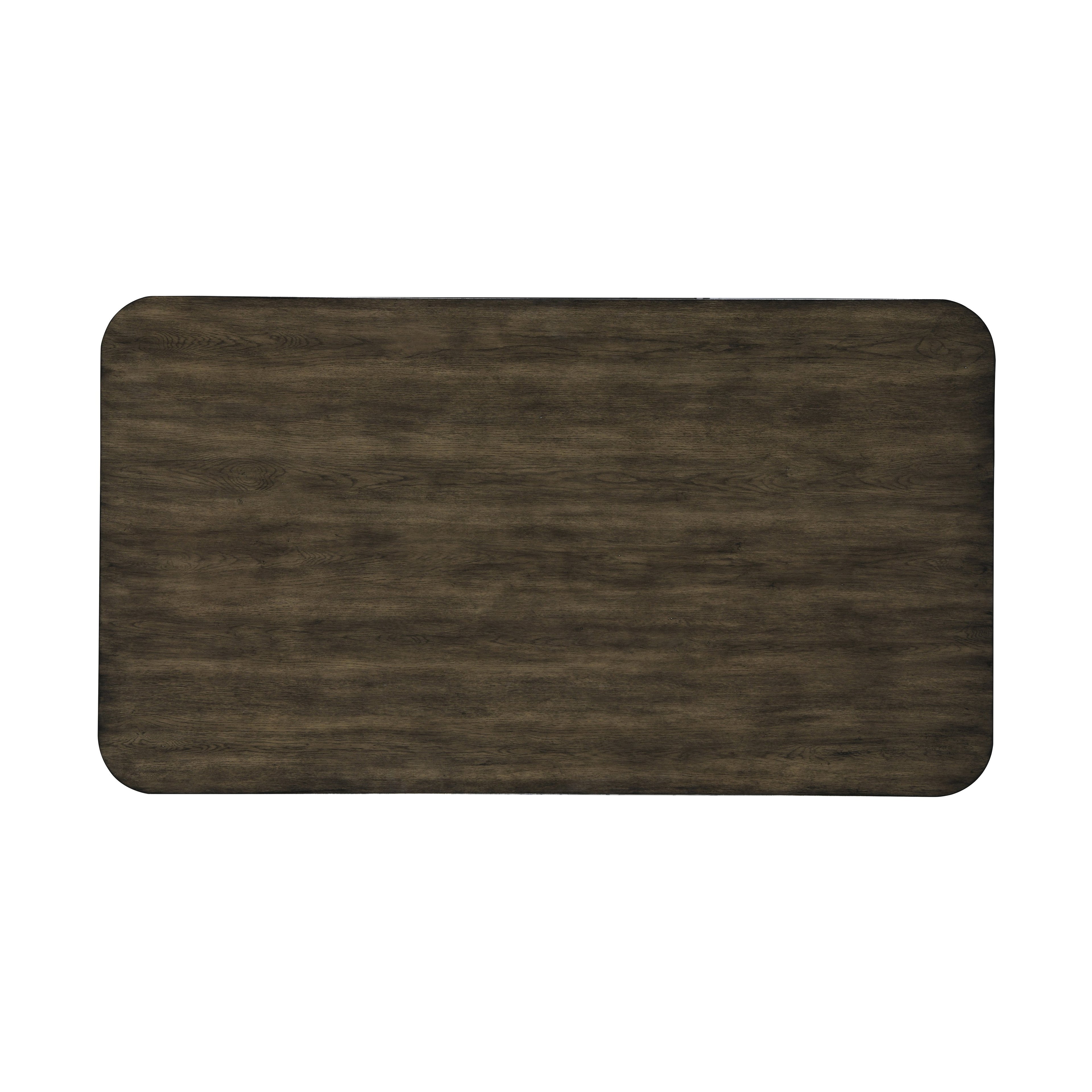 Rex 72" Fixed Top Rectangle Dining Table-Walnut