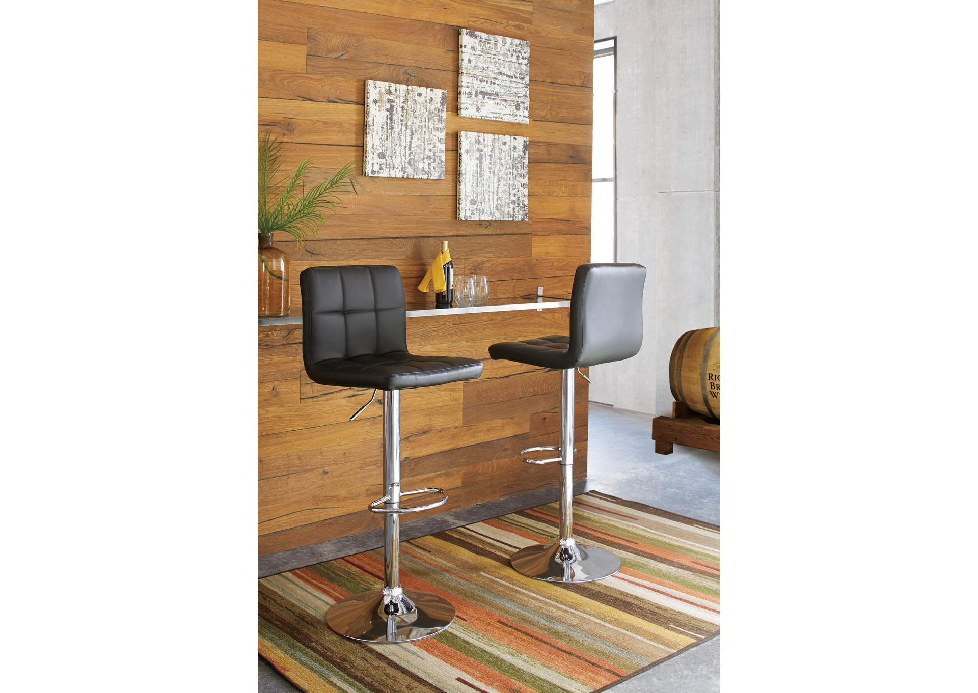 Bellatier 2-Piece Bar Stool front view