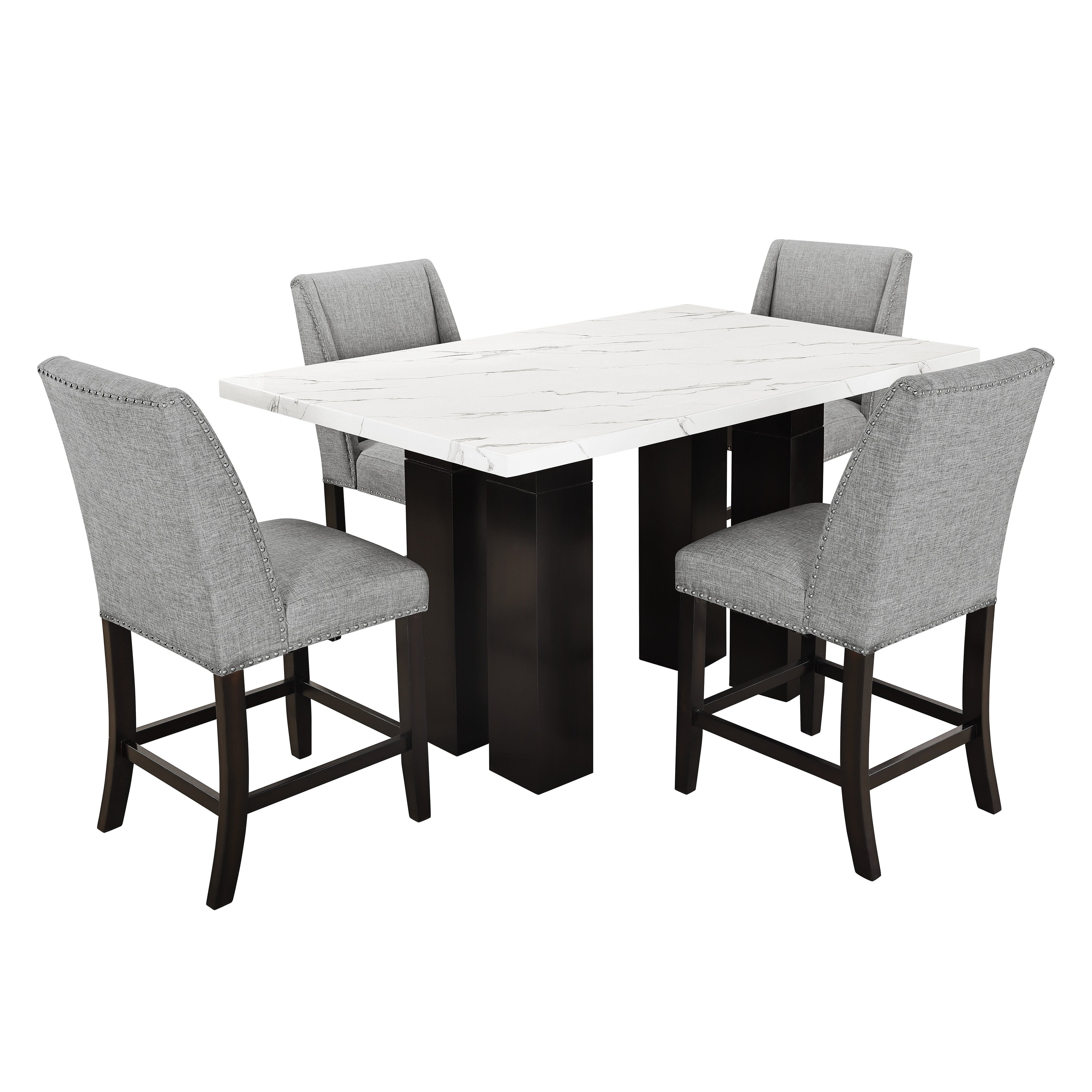 Faust Counter Chair (2 Per Carton)-Gray
