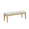 Essence Cushioned Dining Bench-Natural