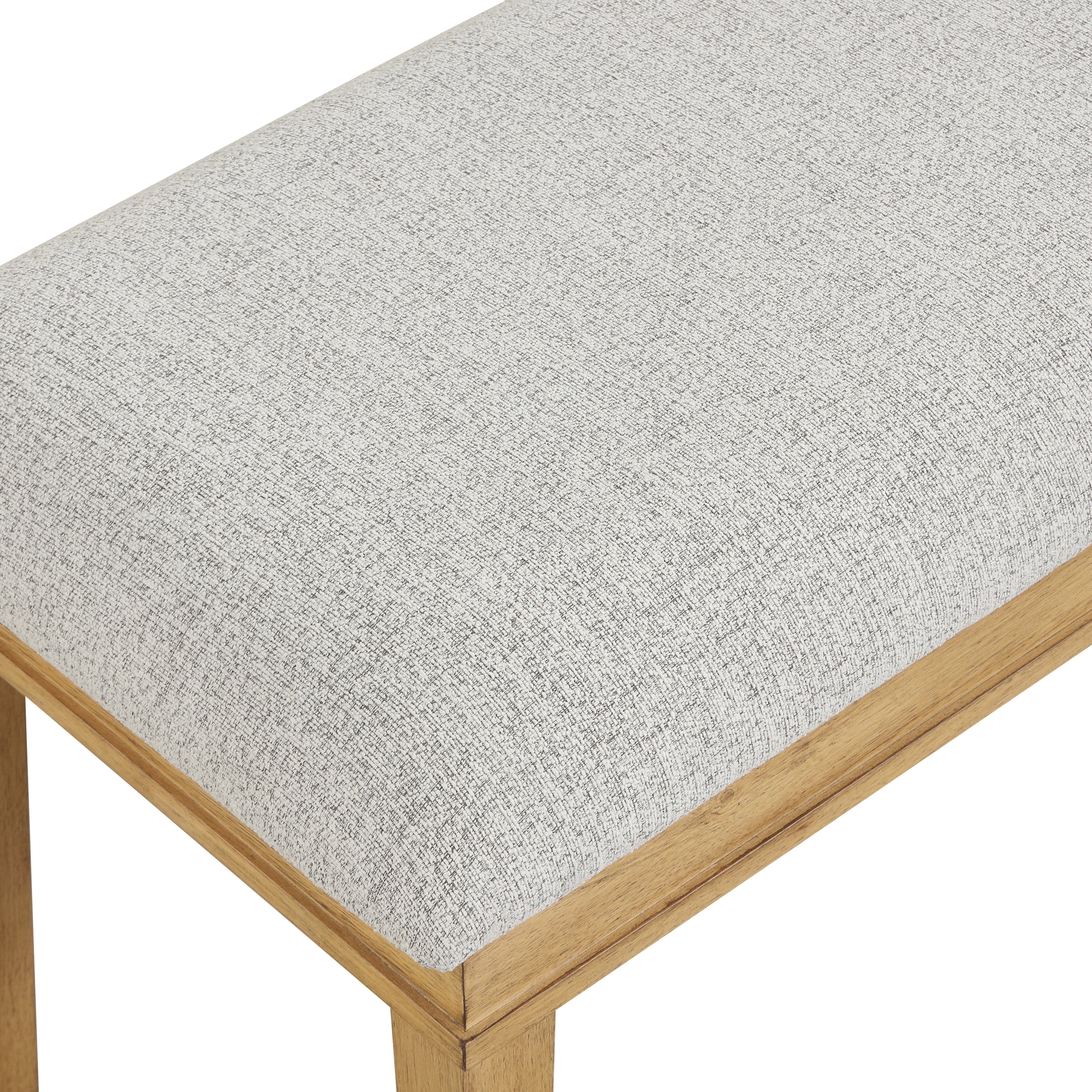 Essence Cushioned Dining Bench-Natural