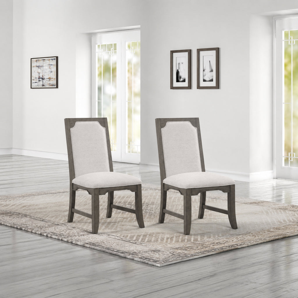 Lisbon Dining Side Chair (2 Per Carton)-Gray