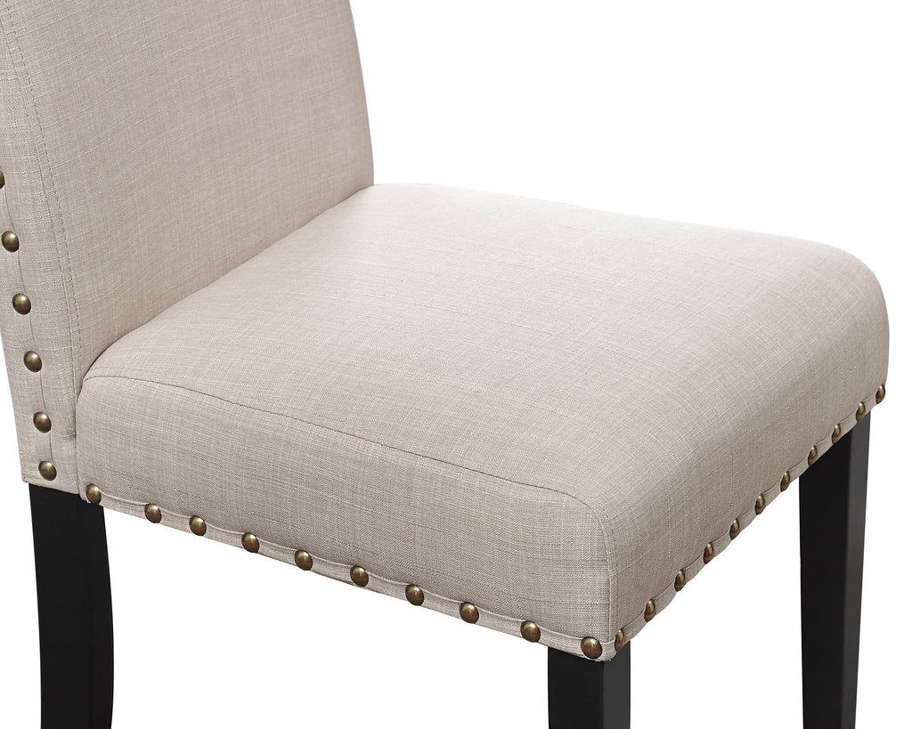 Crispin Natural Beige Dining Chair- (2/Ctn)