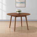 Oscar 47" Round Dining Table - Walnut