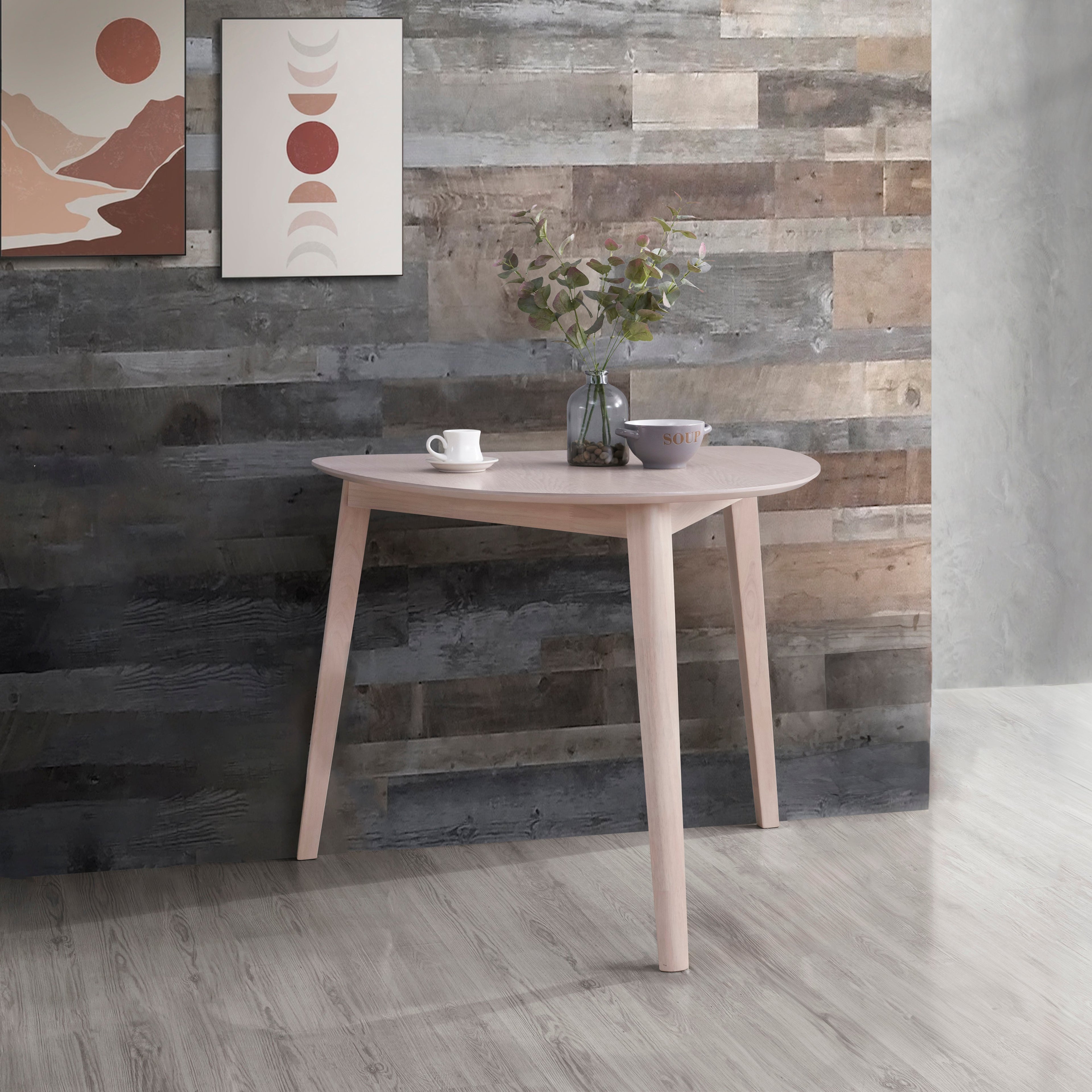Oscar Corner Table-White Ash