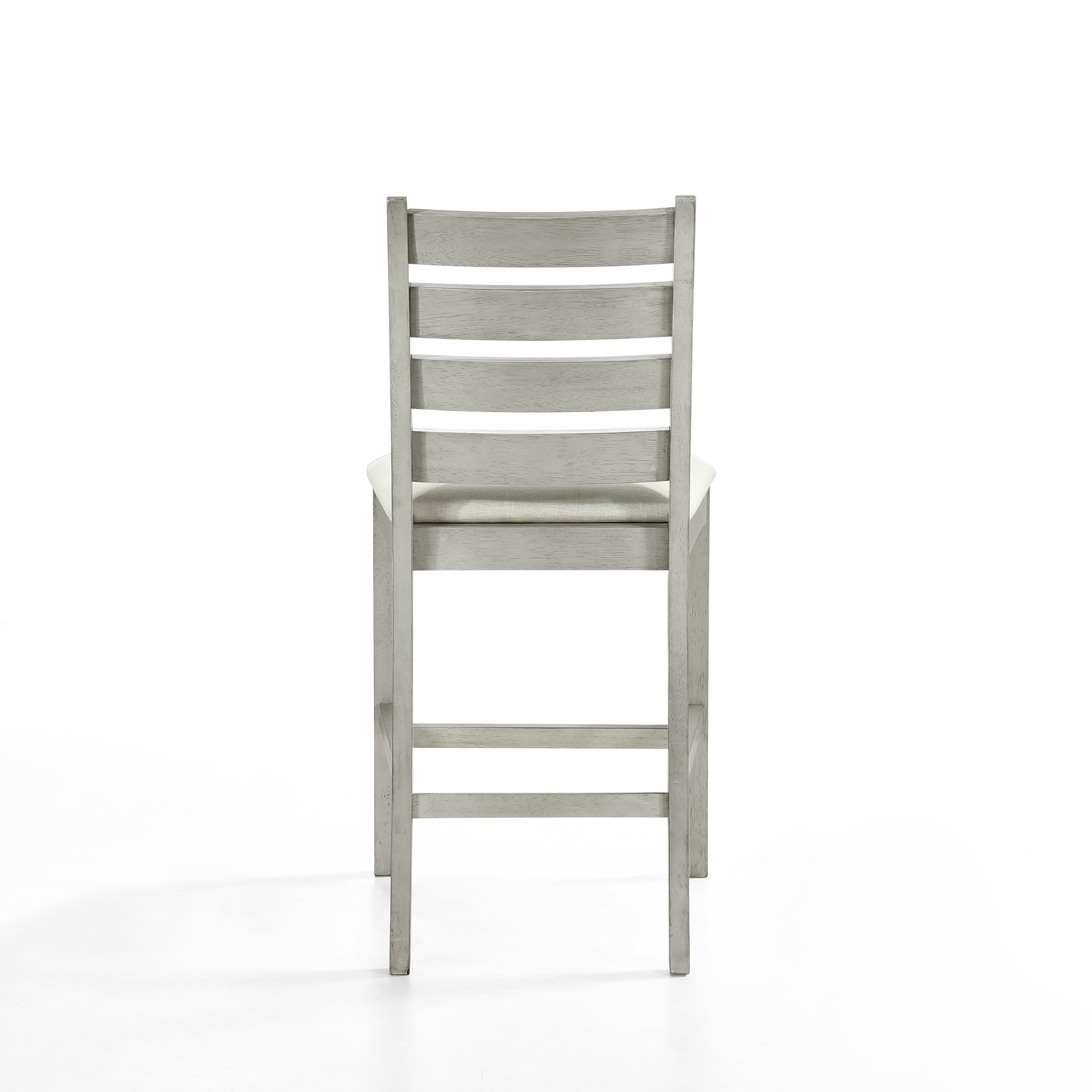 Pascal Ladderback Counter Chair (2 Per Carton)-Driftwood