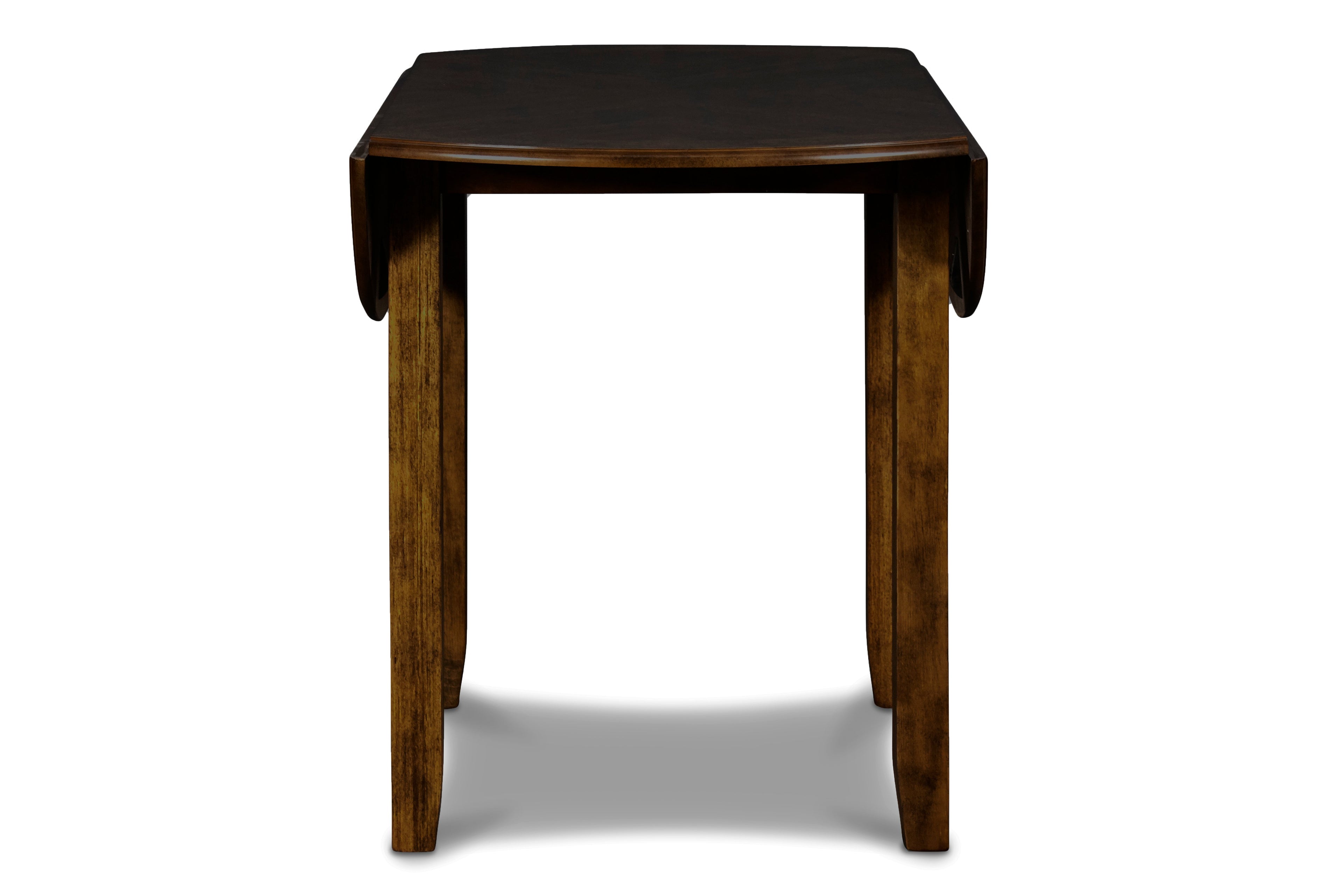 Gia 3 Pc 42" Drop Leaf Dining Table & 2 Chairs-Brown