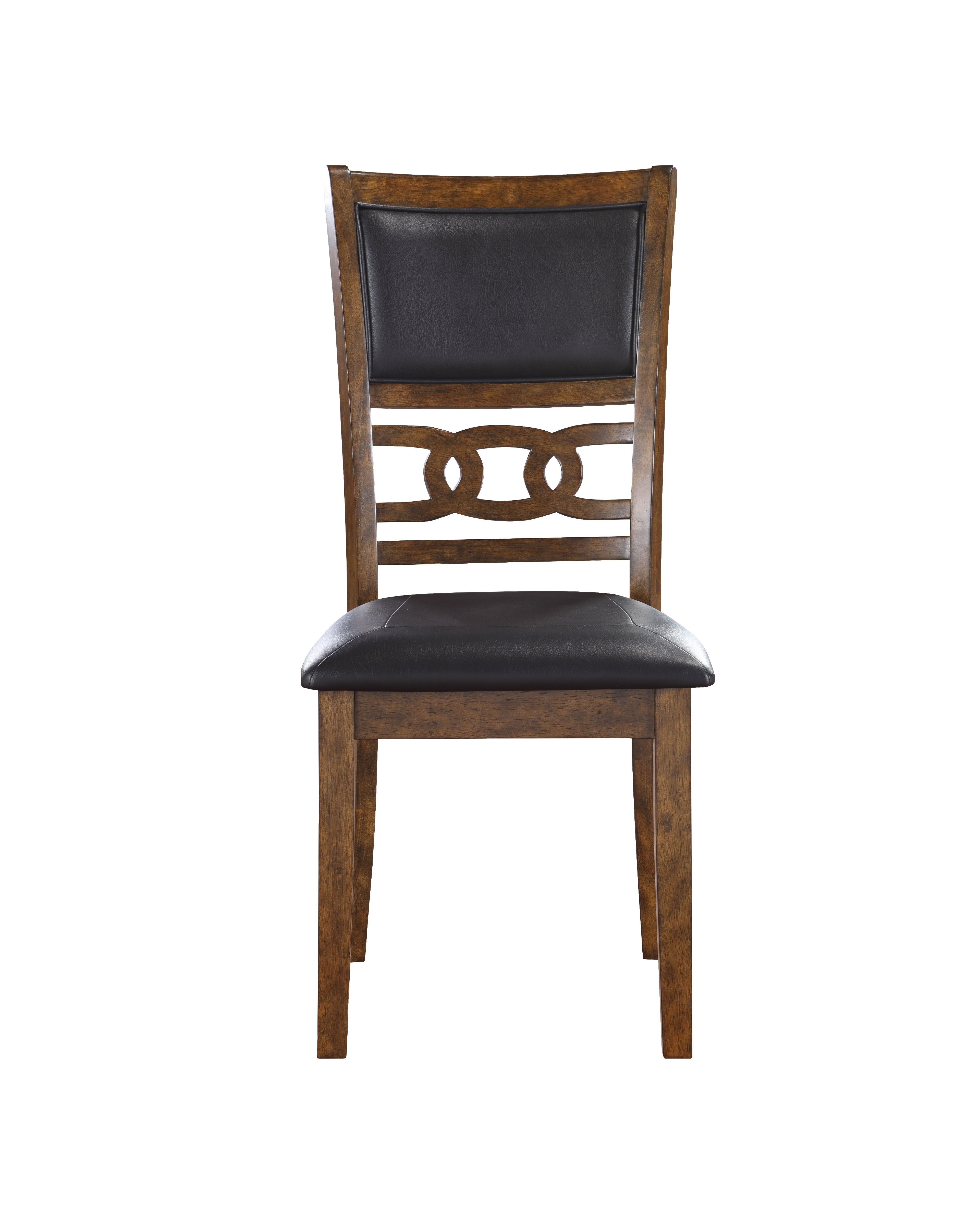 Gia 3 Pc 42" Drop Leaf Dining Table & 2 Chairs-Brown