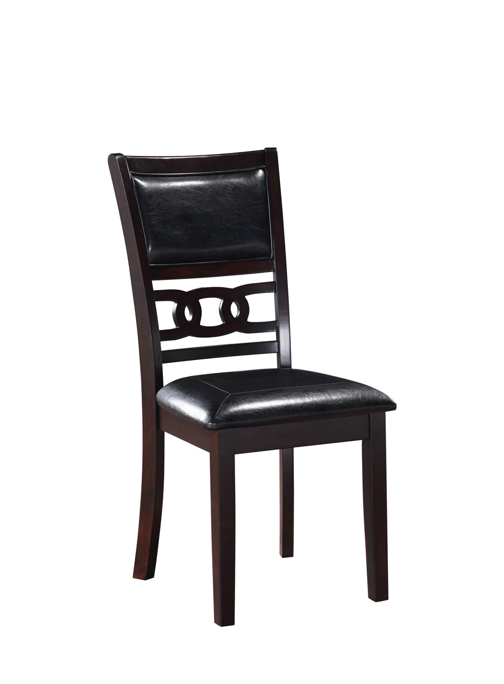 Gia 3 Pc 42" Drop Leaf Dining Table & 2 Chairs-Ebony