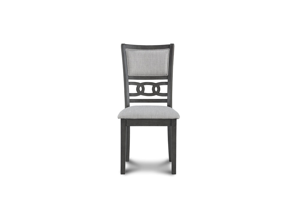 Gia 3 Pc 42" Drop Leaf Dining Table & 2 Chairs-Gray