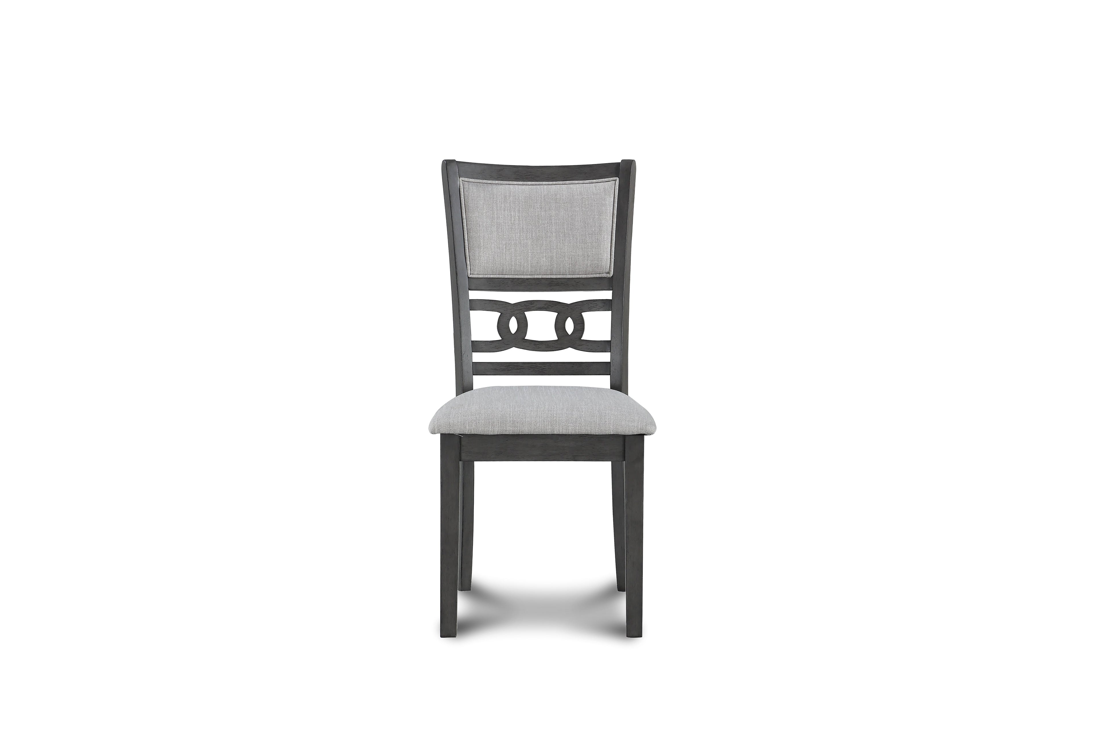 Gia 3 Pc 42" Drop Leaf Dining Table & 2 Chairs-Gray