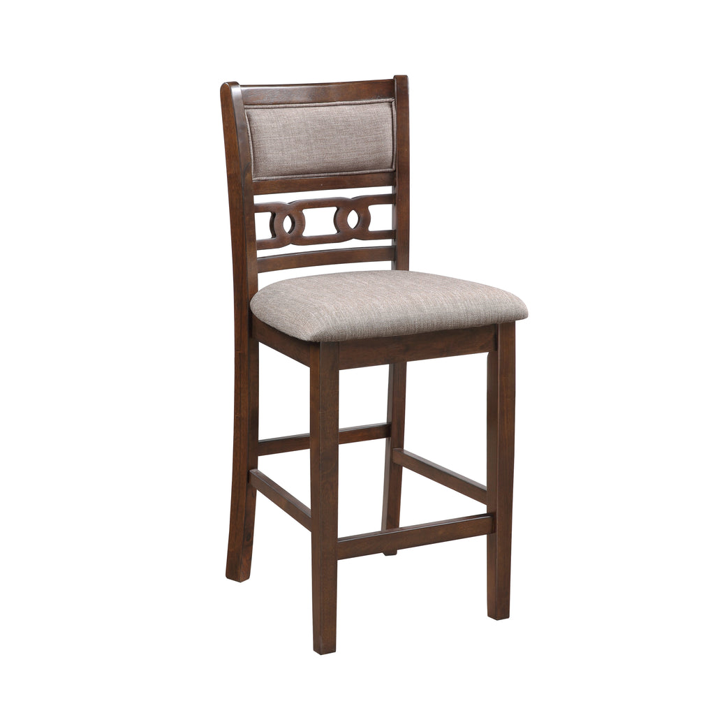 Gia 3 Pc 42" Counter Drop Leaf Table & 2 Chairs-Cherry