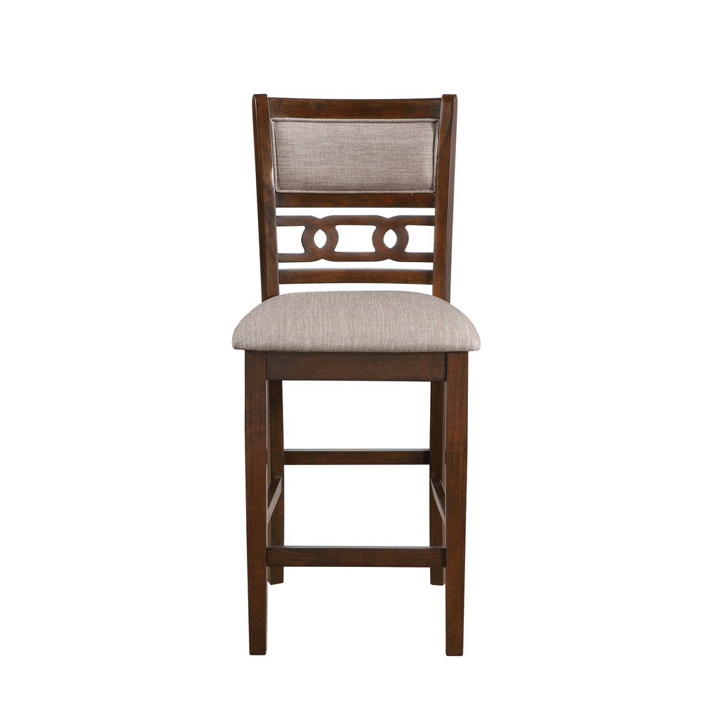 Gia 3 Pc 42" Counter Drop Leaf Table & 2 Chairs-Cherry