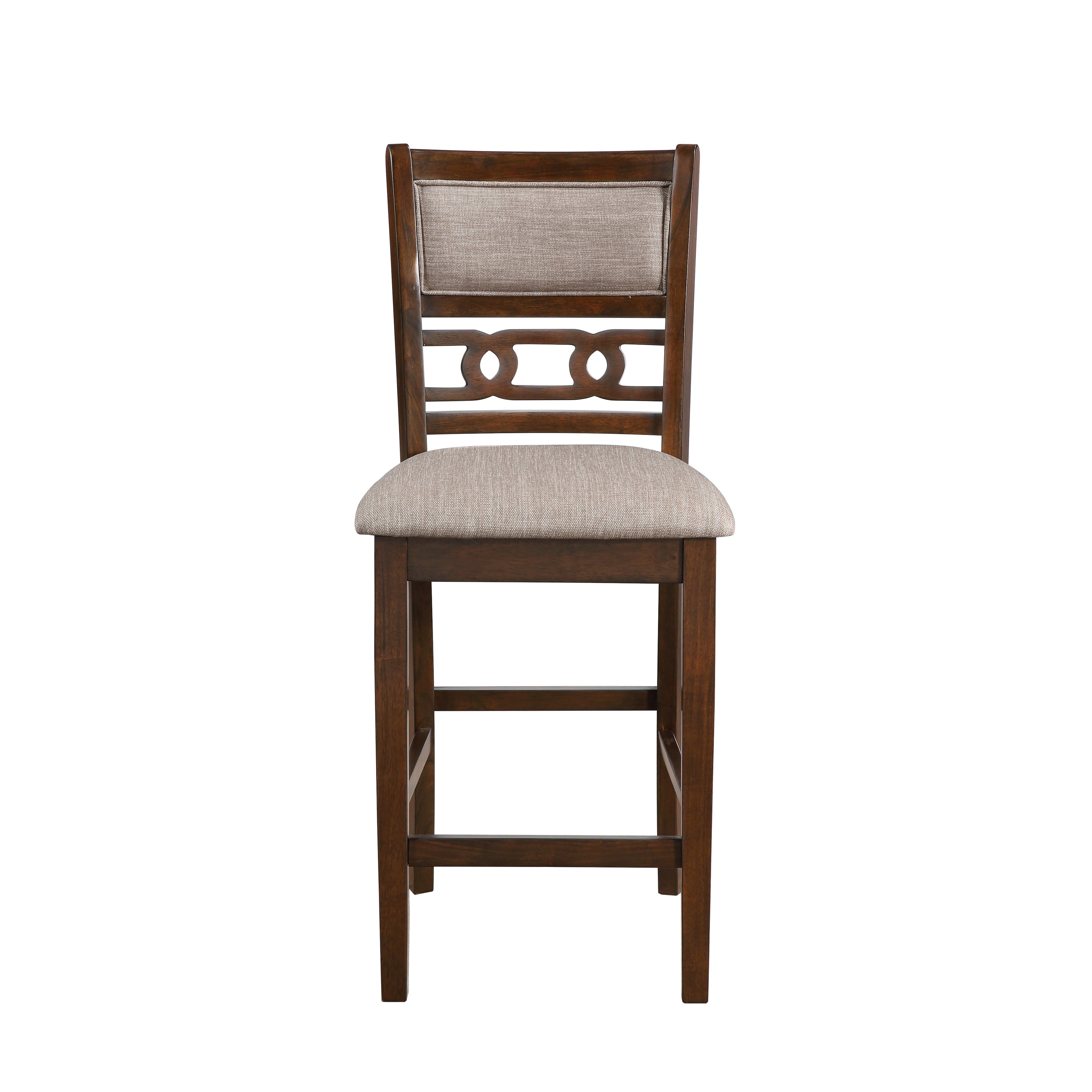 Gia 3 Pc 42" Counter Drop Leaf Table & 2 Chairs-Cherry