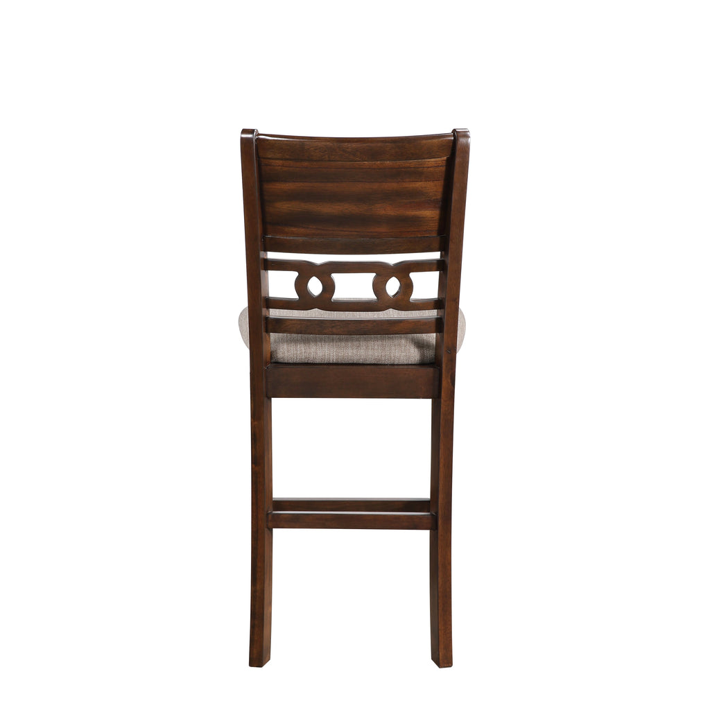 Gia 3 Pc 42" Counter Drop Leaf Table & 2 Chairs-Cherry
