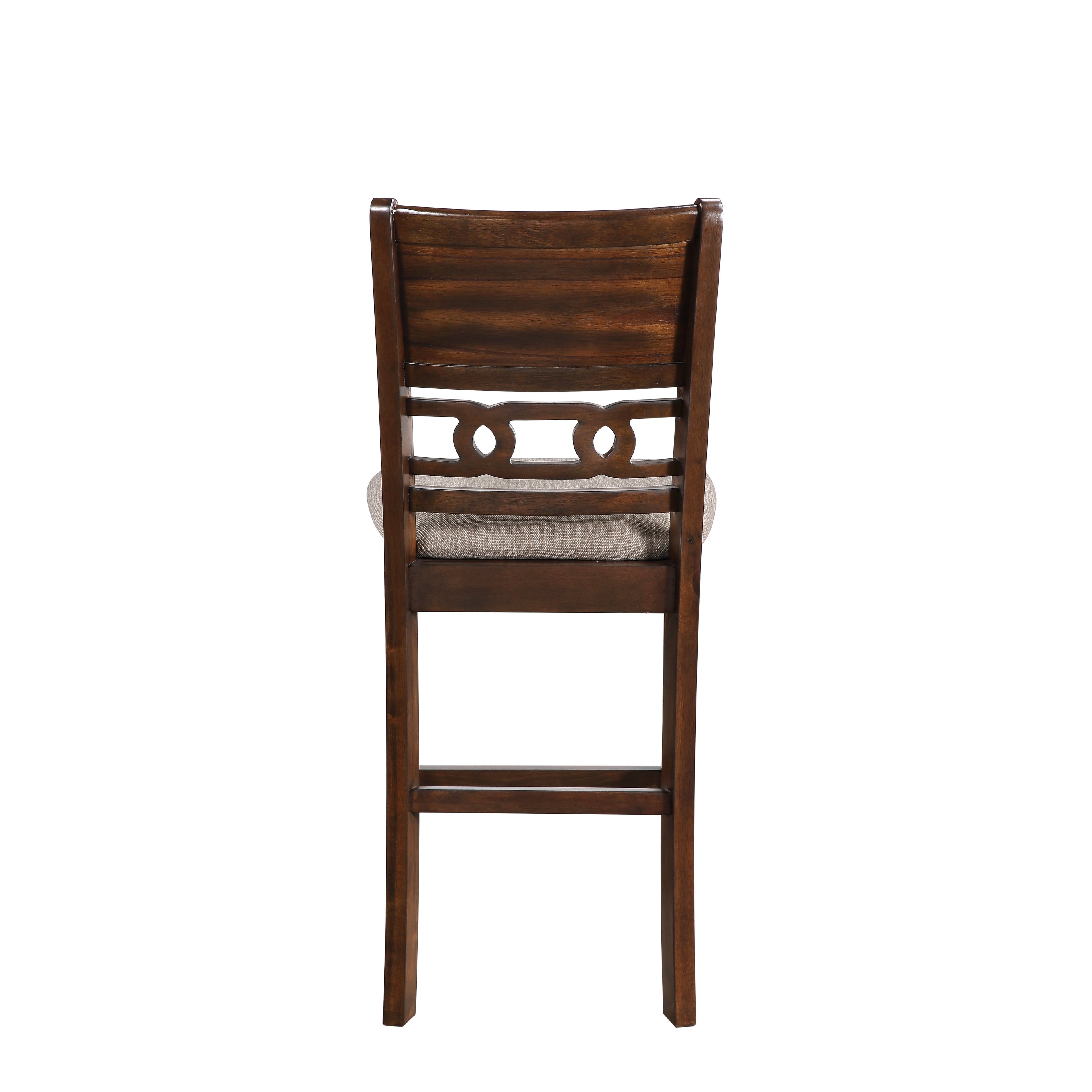 Gia 3 Pc 42" Counter Drop Leaf Table & 2 Chairs-Cherry