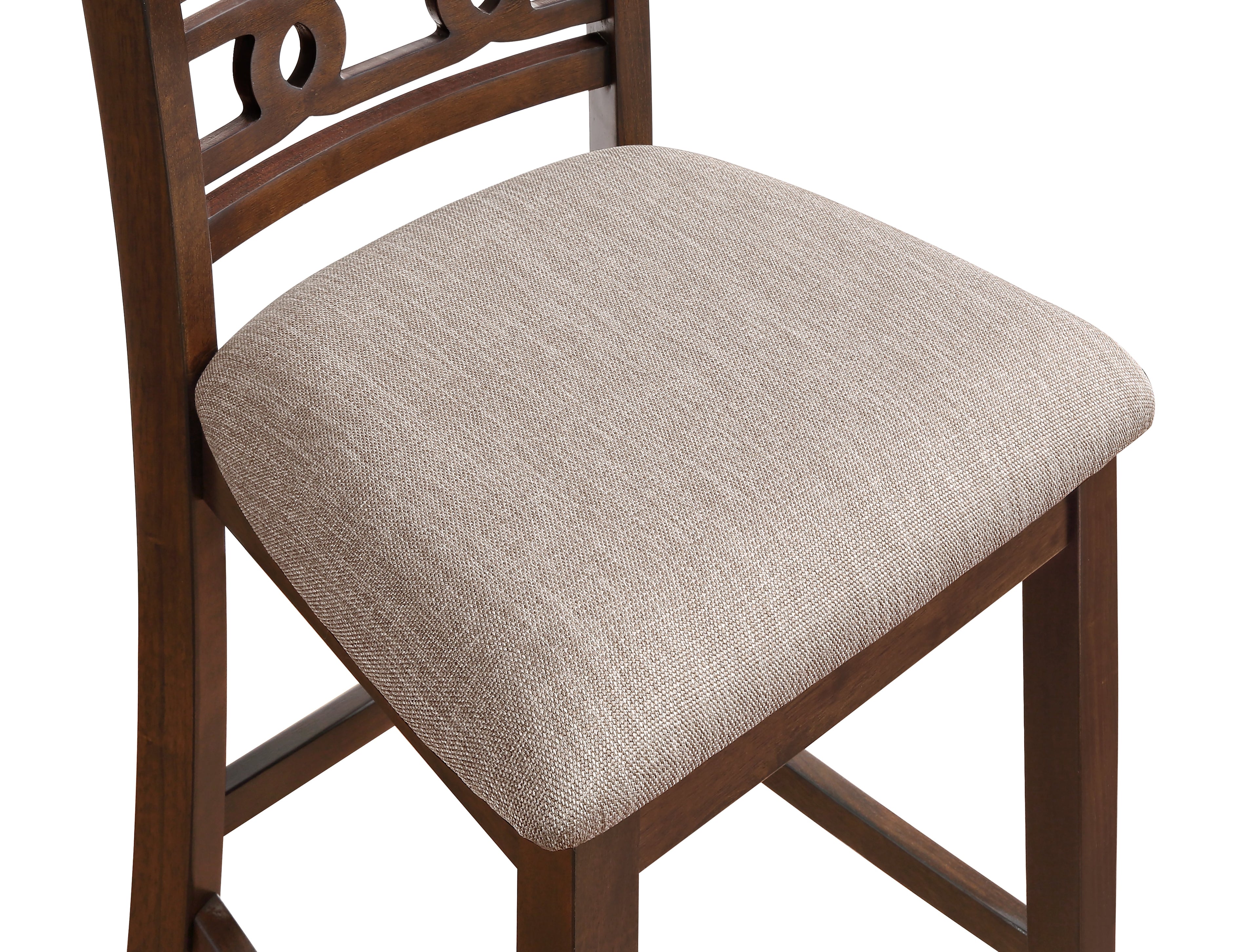 Gia 3 Pc 42" Counter Drop Leaf Table & 2 Chairs-Cherry