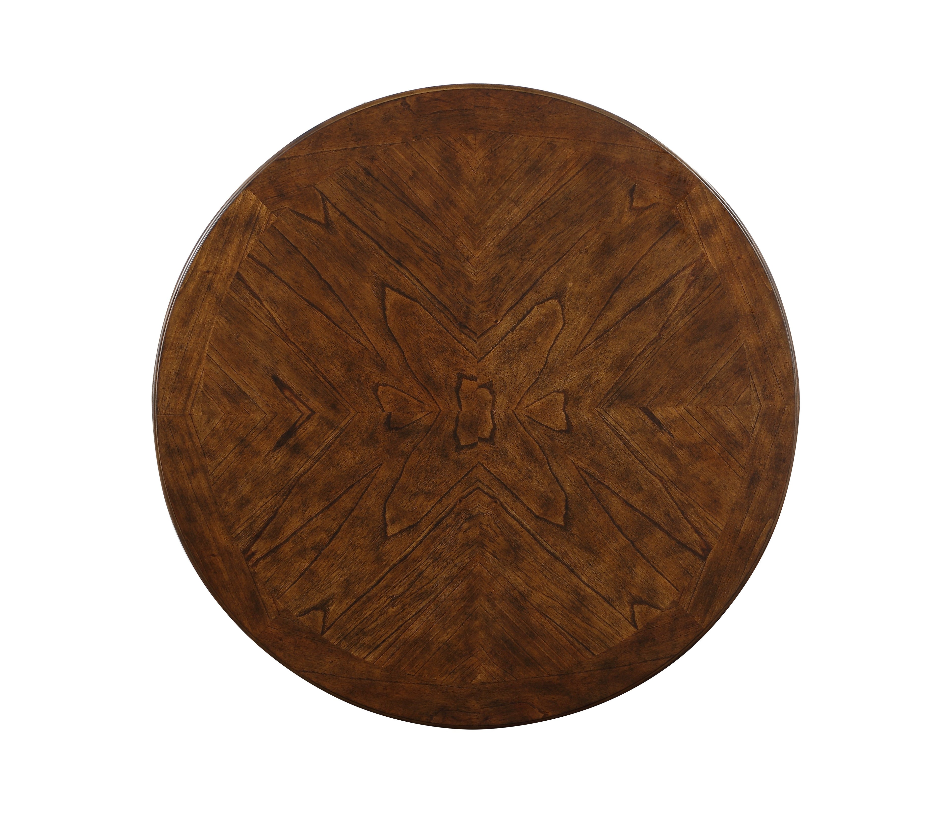 Gia 5 Pc 42" Round Counter Dining Table & 4 Chairs-Brown