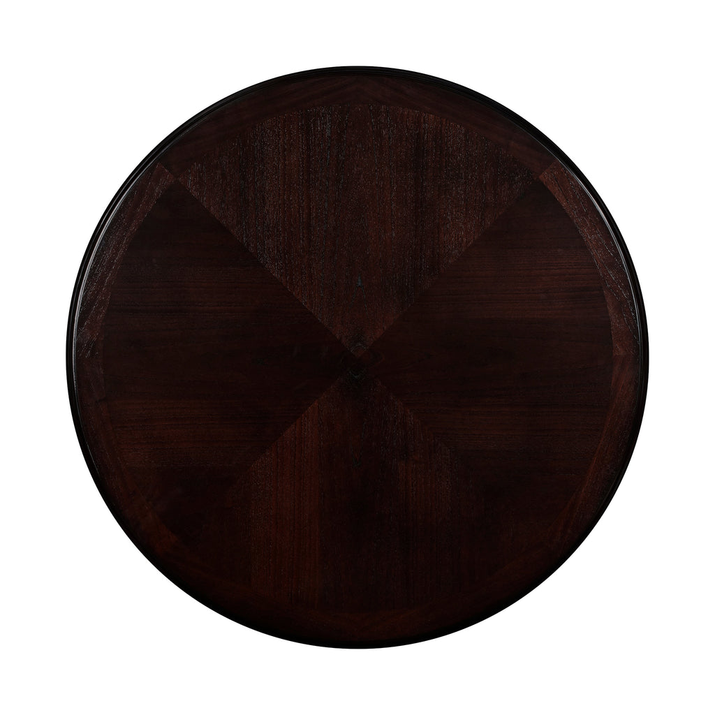 Gia 5 Pc 42" Round Counter Dining Table & 4 Chairs-Ebony