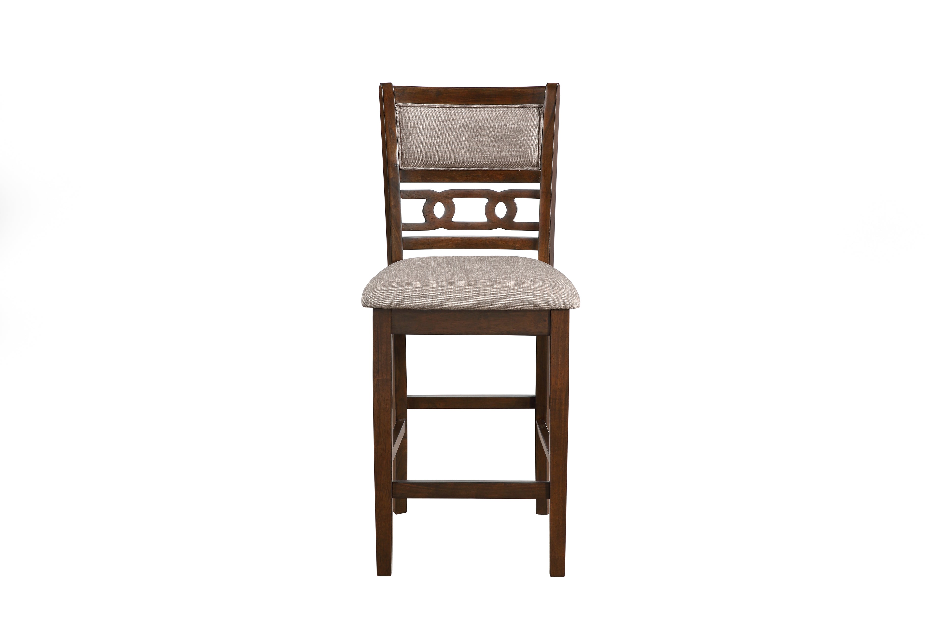 Gia 5 Pc 42" Square Counter Table & 4 Chairs-Cherry
