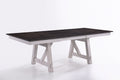 Maisie -White/Brown Dining Table