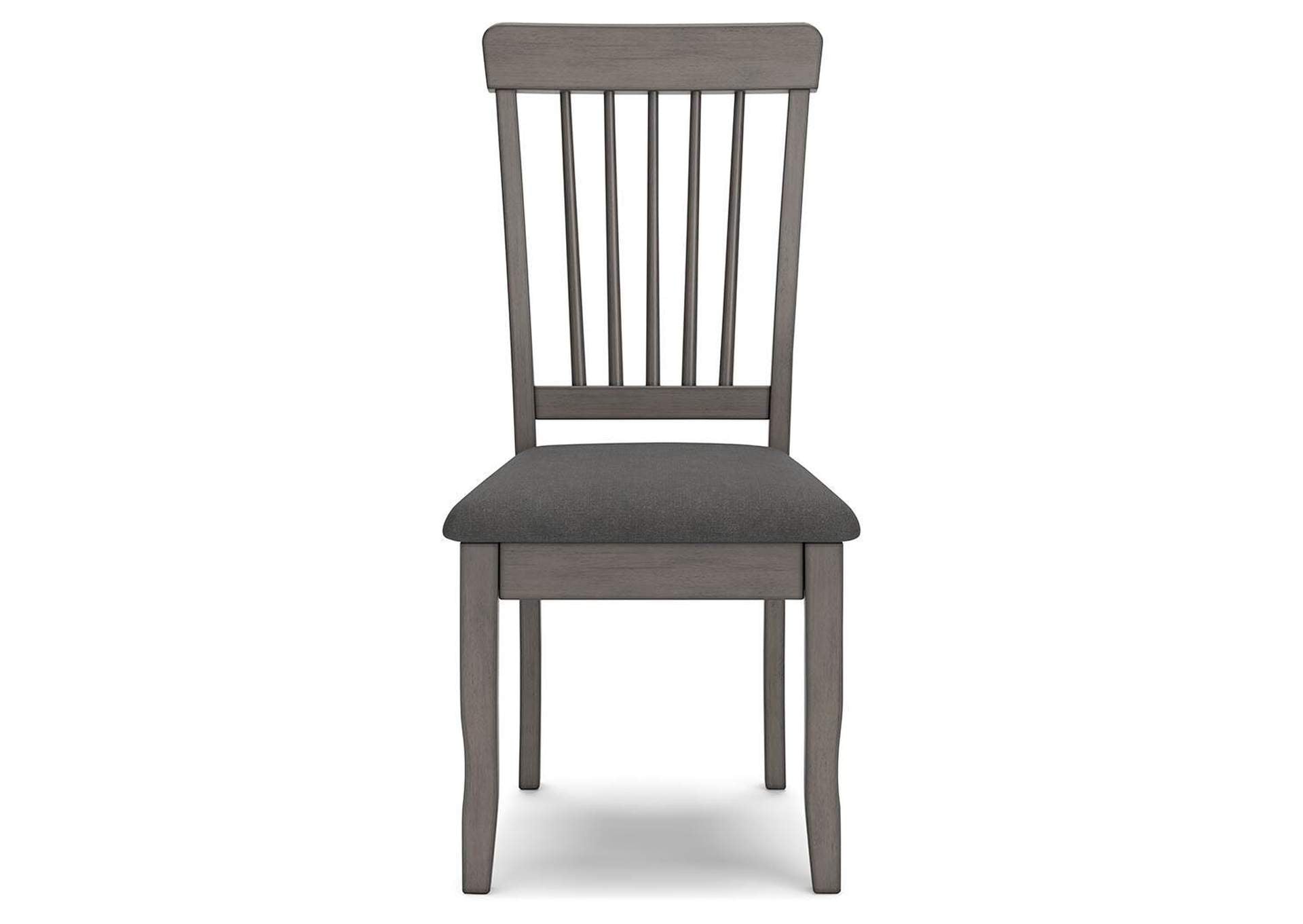 Shullden Extendable Dining Table and 4 Chairs front view
