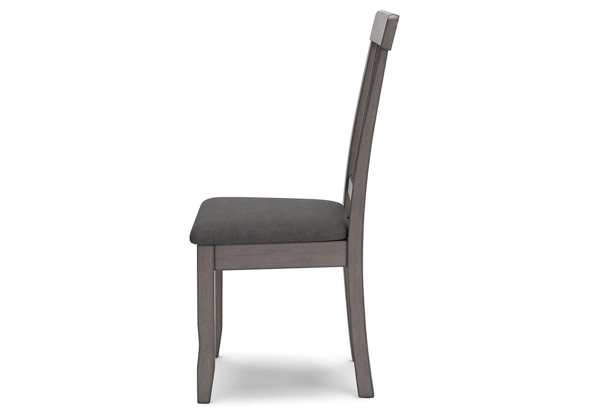 Shullden Extendable Dining Table and 2 Chairs side view