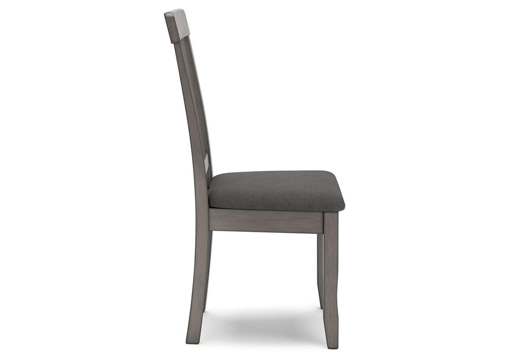 Shullden Extendable Dining Table and 2 Chairs side view
