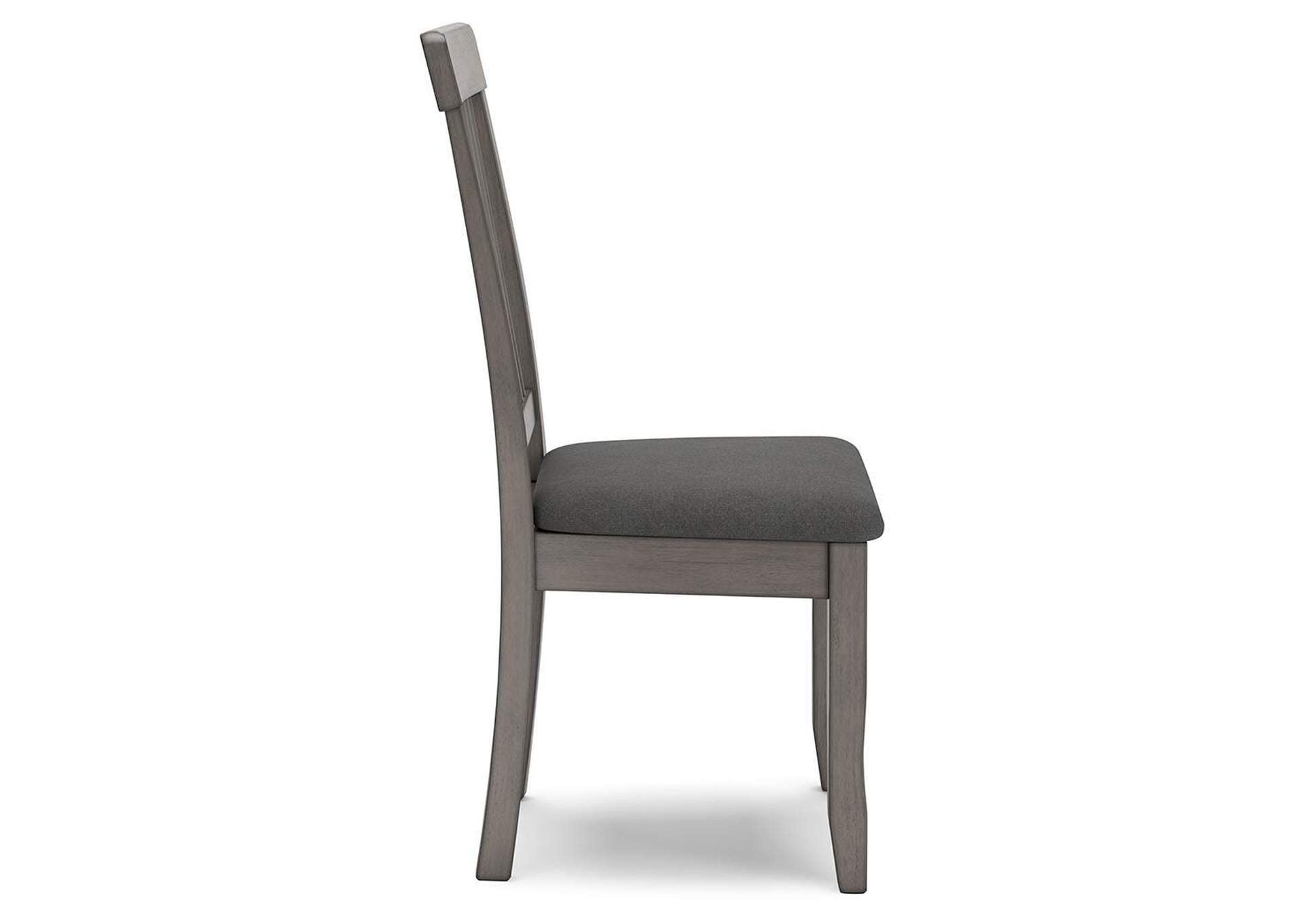 Shullden Extendable Dining Table and 2 Chairs side view