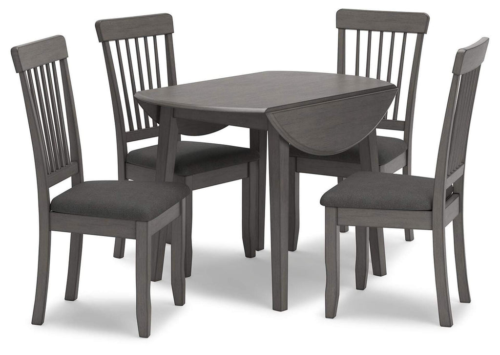 Shullden Extendable Dining Table and 4 Chairs