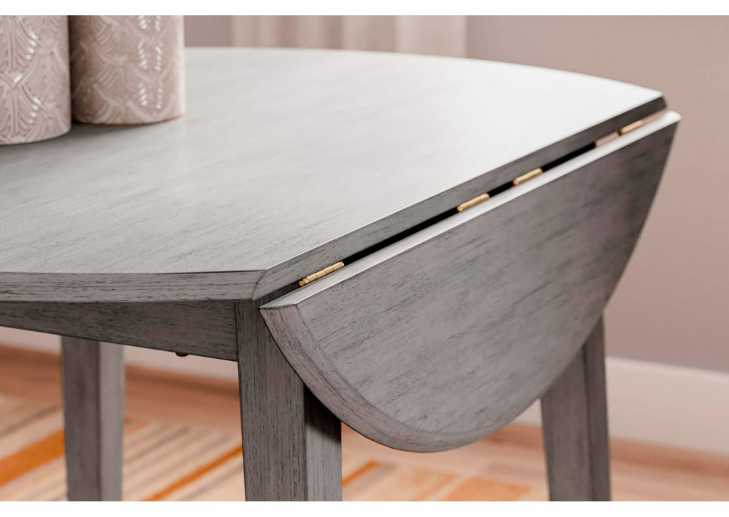 Shullden Extendable Dining Table and 4 Chairs detail
