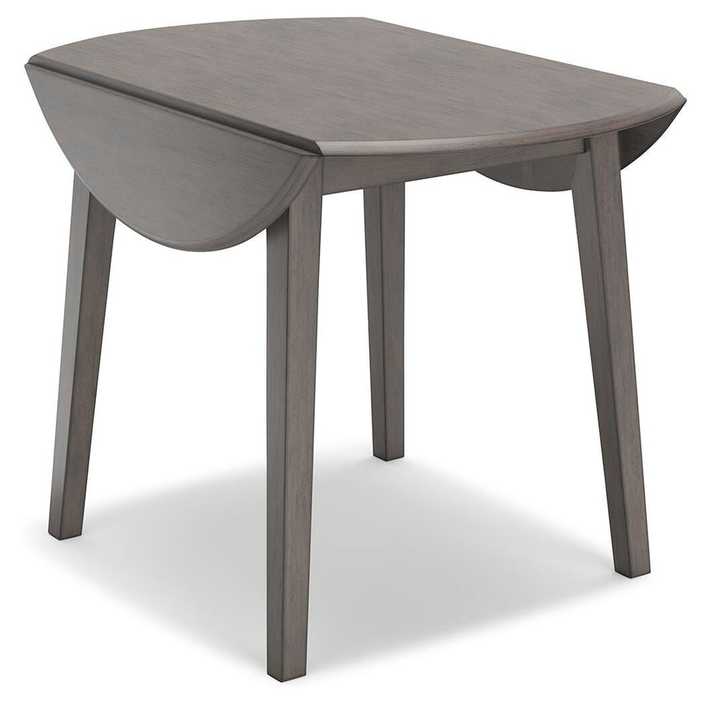 Shullden Drop Leaf Dining Table in Gray, alternate view 5