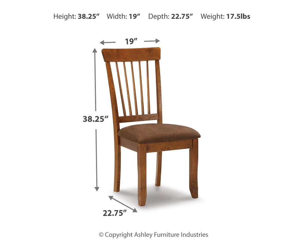 Berringer Dining Chair in Rustic Brown, alternate view 7