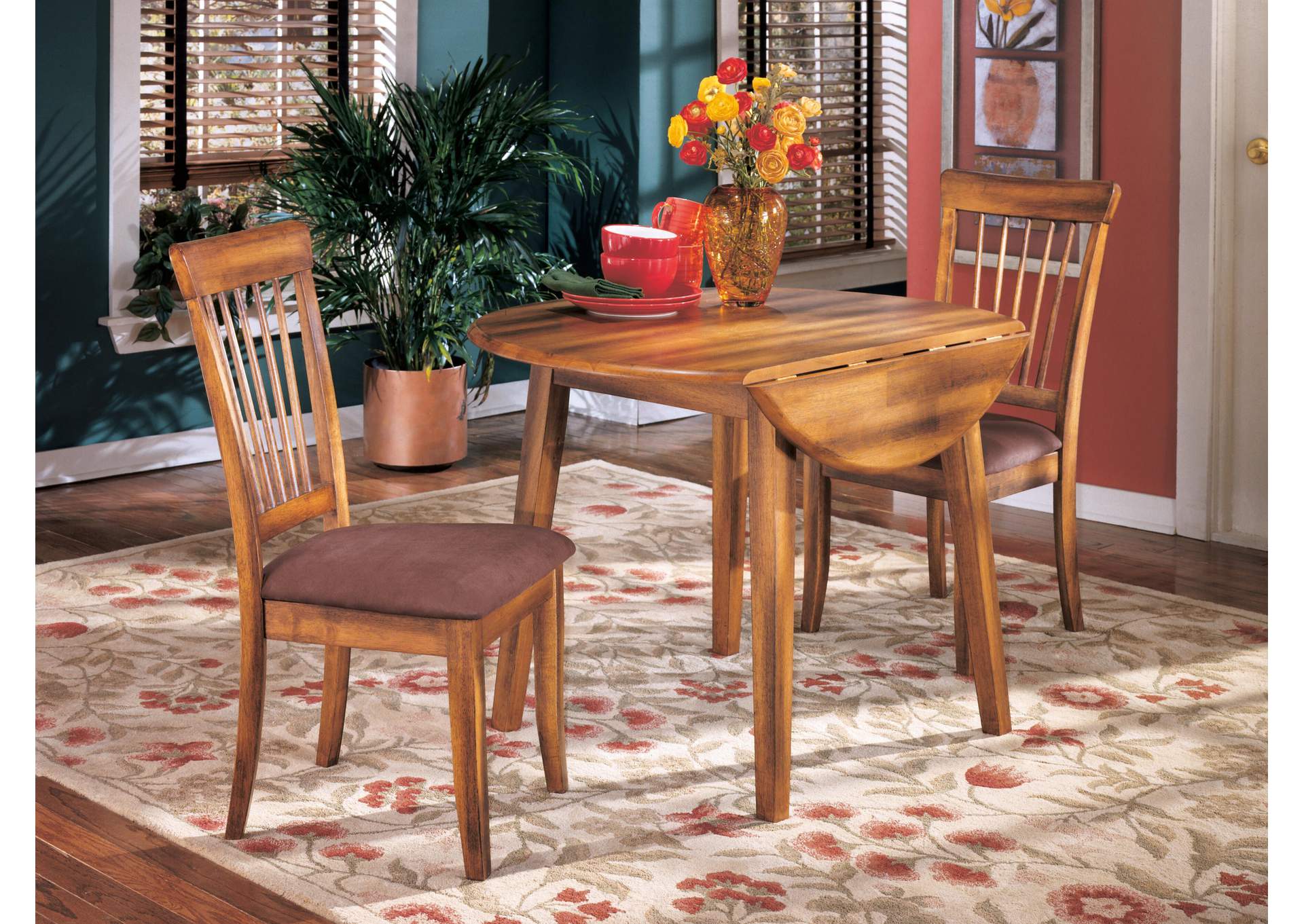 Berringer Extendable Dining Table and 2 Chairs