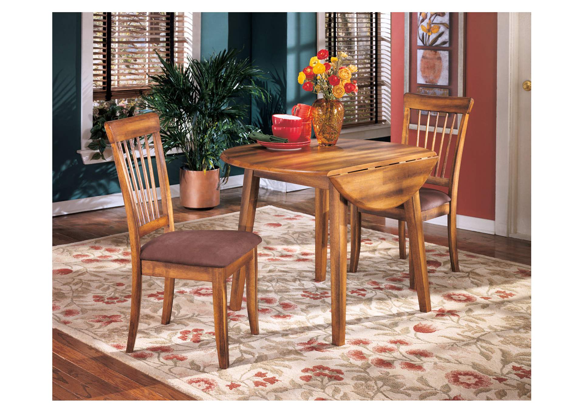Berringer Extendable Dining Table and 2 Chairs