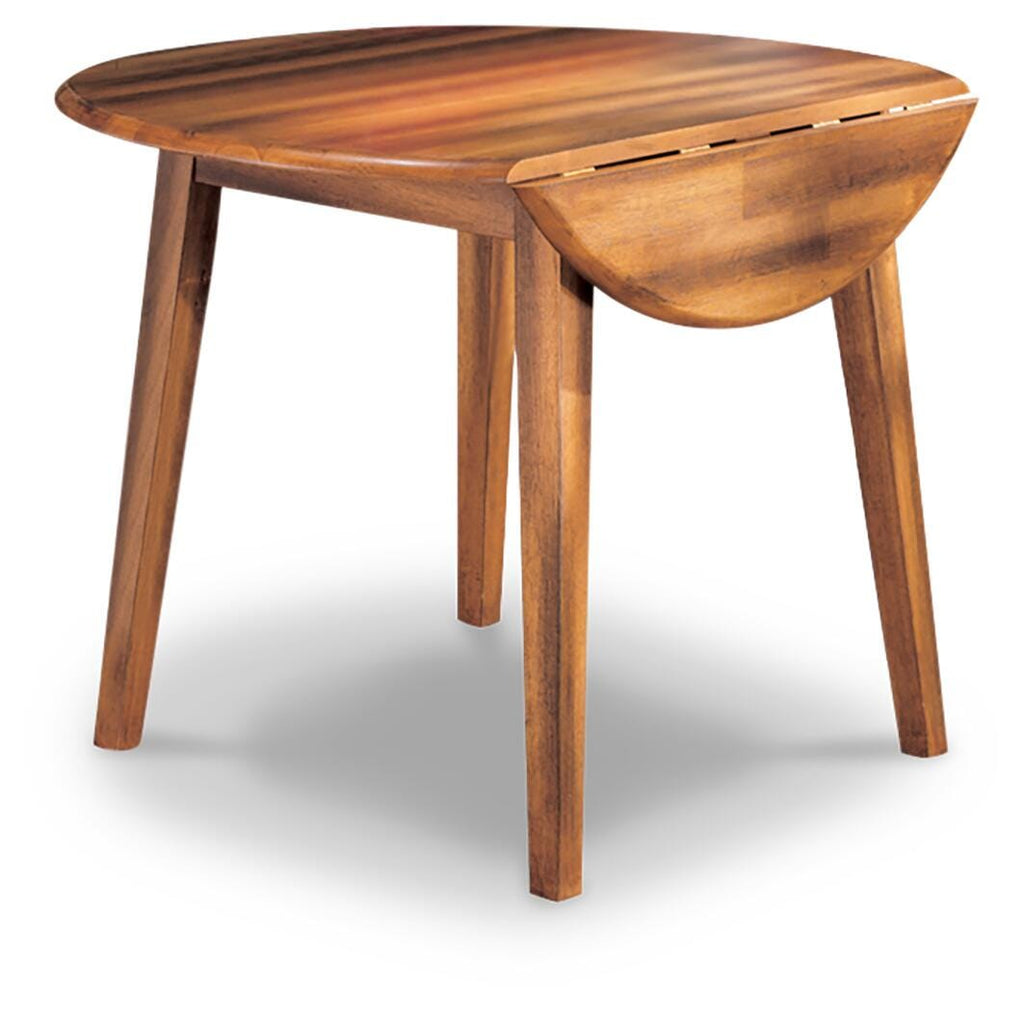 Berringer Dining Drop Leaf Table in Rustic Brown, alternate view 2