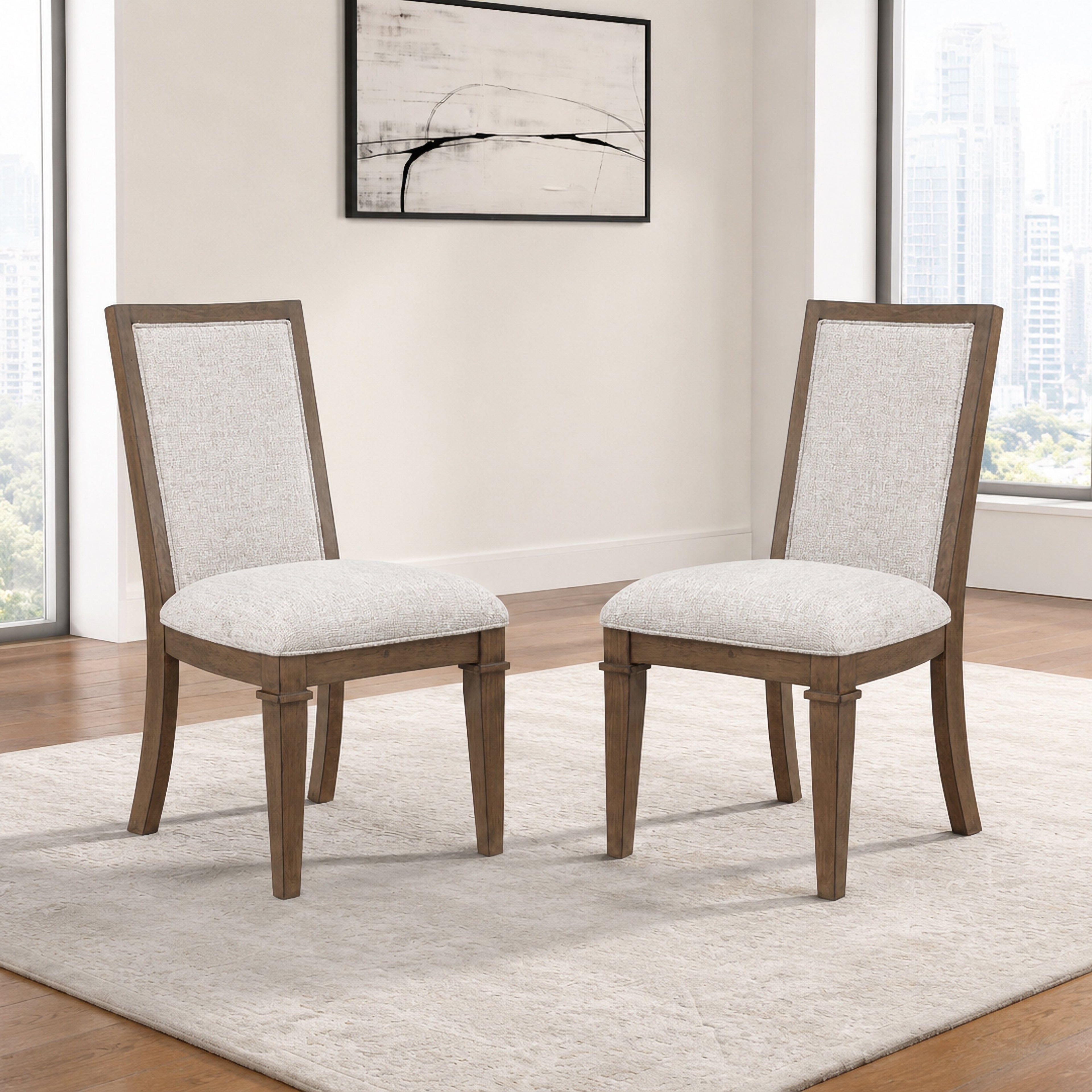 Mariana Upholstered Side Chair (2 Per Carton)-Vintage Mocha