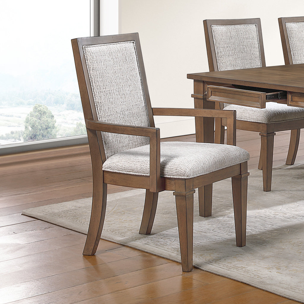 Mariana Upholstered Arm Chair (2 Per Carton)-Vintage Mocha